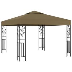 Pavilion de gradina VidaXL 312243 3x3 (Taupe)