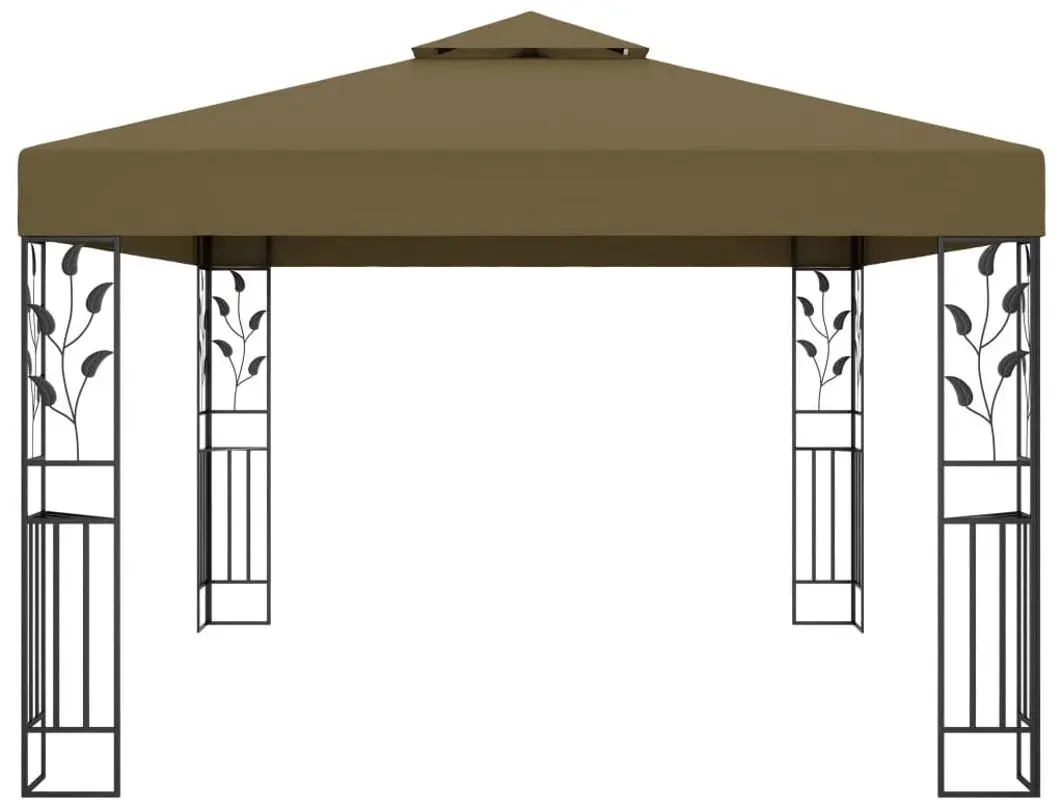 Pavilion de gradina VidaXL 312244 3x4 (Taupe) - 3