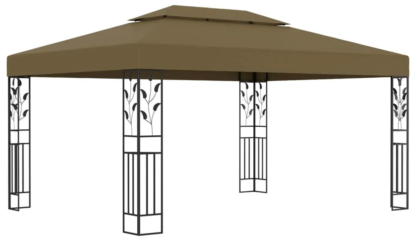 Pavilion de gradina VidaXL 312244 3x4 (Taupe)