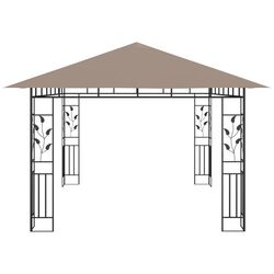 Садовый павильон VidaXL 312252 4x3 (Taupe) Thumb