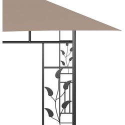 Садовый павильон VidaXL 312252 4x3 (Taupe) Thumb