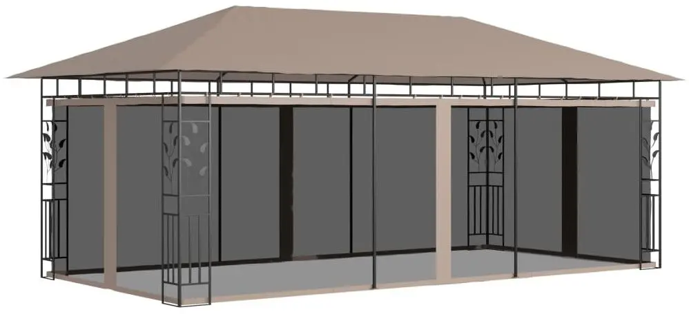 Садовый павильон VidaXL 312253 6x3 (Taupe)