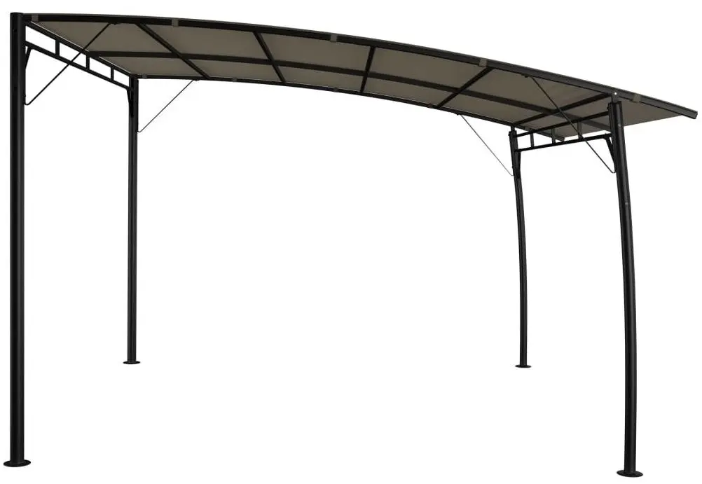 Pavilion de gradina VidaXL 312254 3x3 (Taupe) - 3
