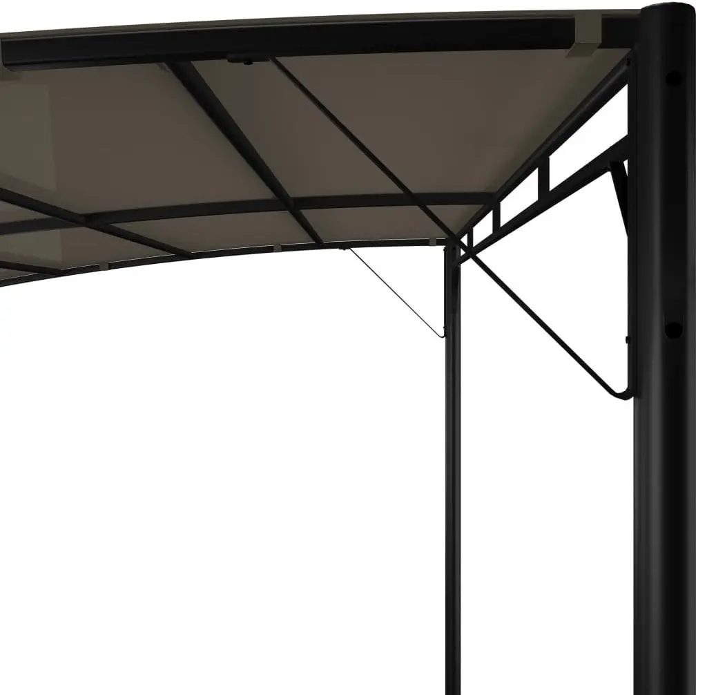 Pavilion de gradina VidaXL 312254 3x3 (Taupe) - 5