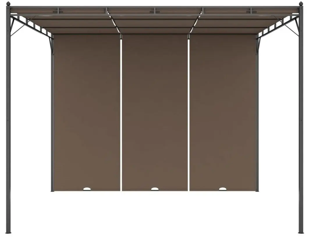Садовый павильон VidaXL 312263 3x3 (Taupe) - 2