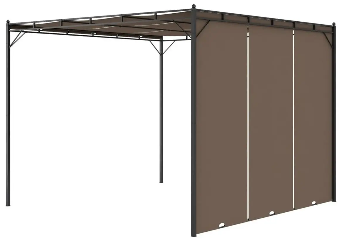 Садовый павильон VidaXL 312263 3x3 (Taupe) - 4
