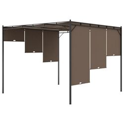 Садовый павильон VidaXL 312263 3x3 (Taupe) Thumb