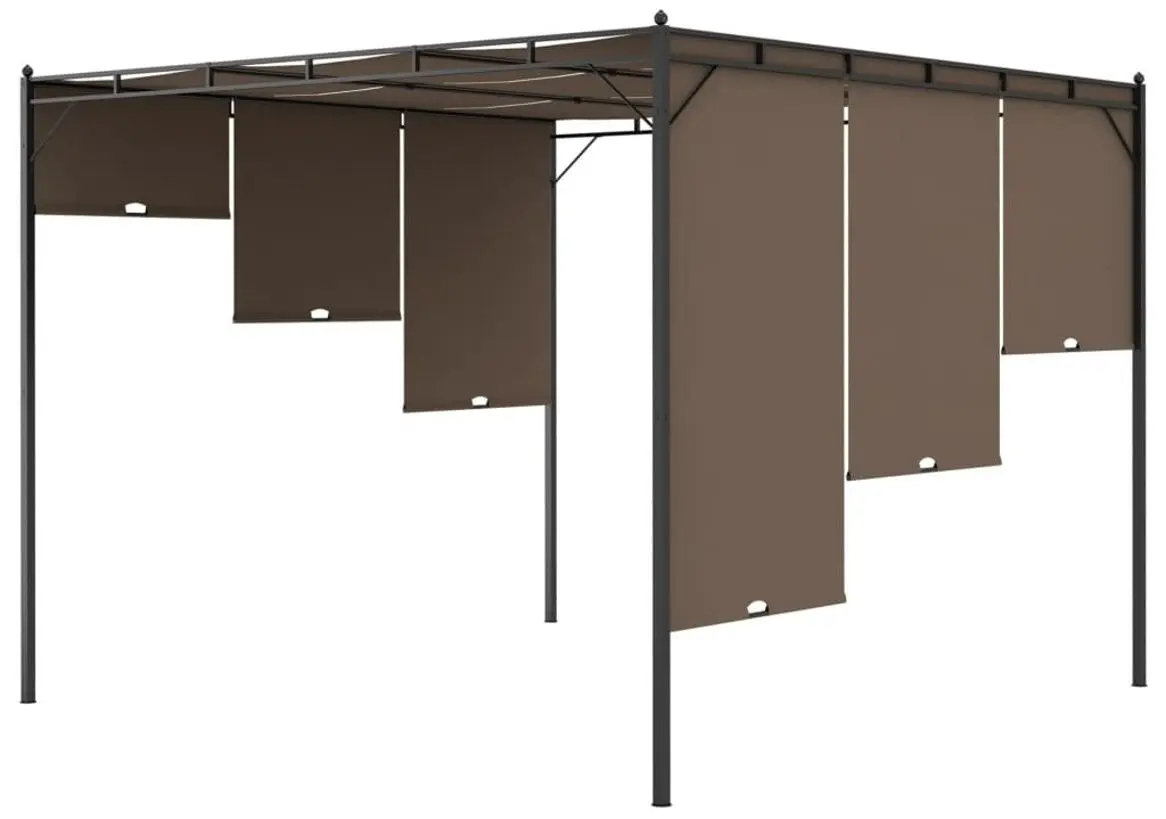 Садовый павильон VidaXL 312263 3x3 (Taupe) - 5