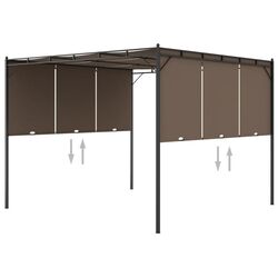 Садовый павильон VidaXL 312263 3x3 (Taupe) Thumb