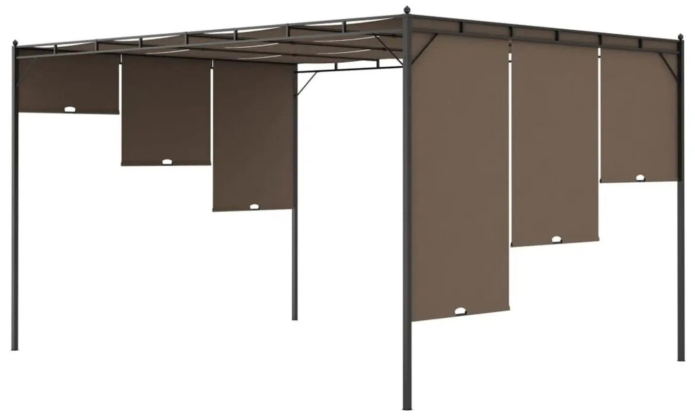 Pavilion de gradina VidaXL 312264 4x3 (Taupe) - 5