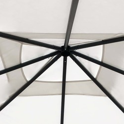 Pavilion de gradina VidaXL 313605 3x3 (Cream) Thumb