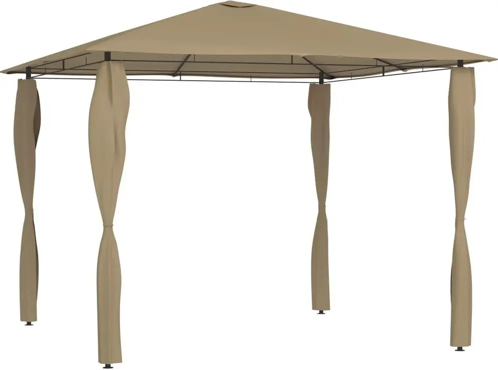 Pavilion de gradina VidaXL 313606 3x3 (Taupe Grey)