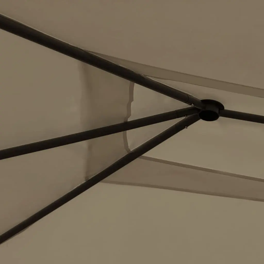 Садовый павильон VidaXL 313615 3x4 (Taupe) - 2