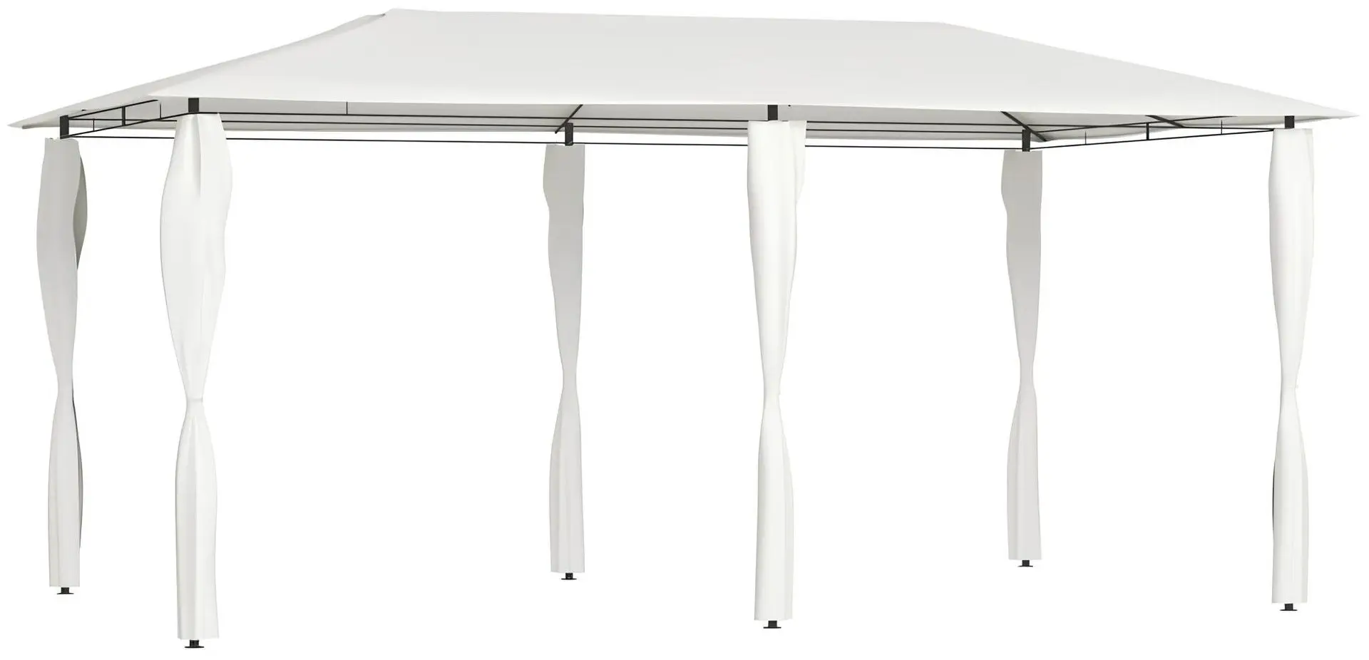 Pavilion de gradina VidaXL 313617 3x6 (Cream)