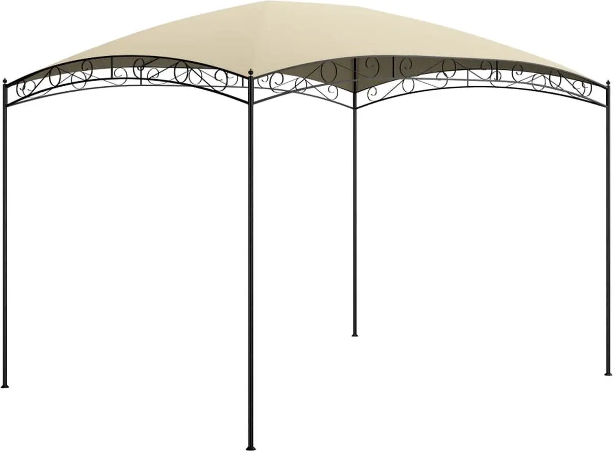Pavilion de gradina VidaXL 313906 3х3 (Cream)