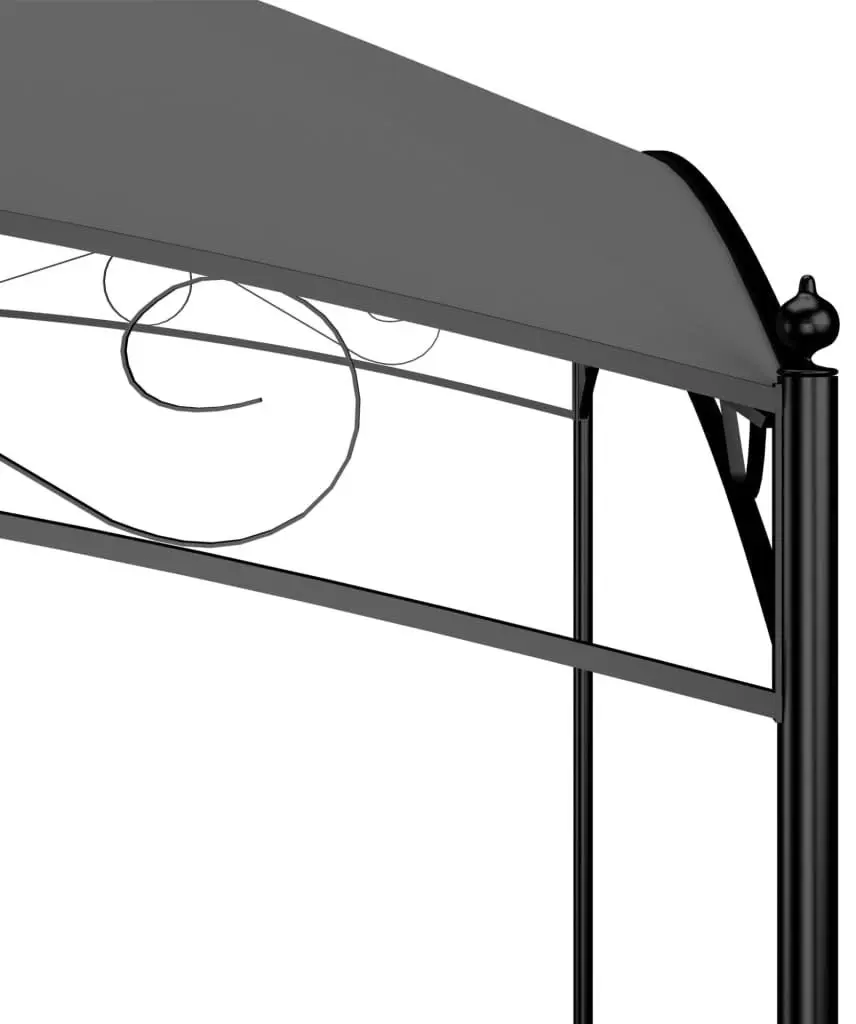Pavilion de gradina VidaXL 313908 3x3 (Anthracite) - 4