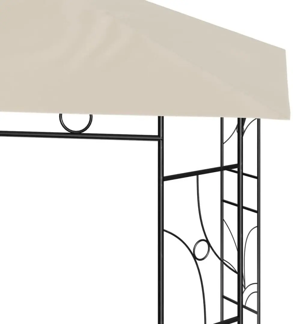 Pavilion de gradina VidaXL 313912 3х3 (Cream) - 4
