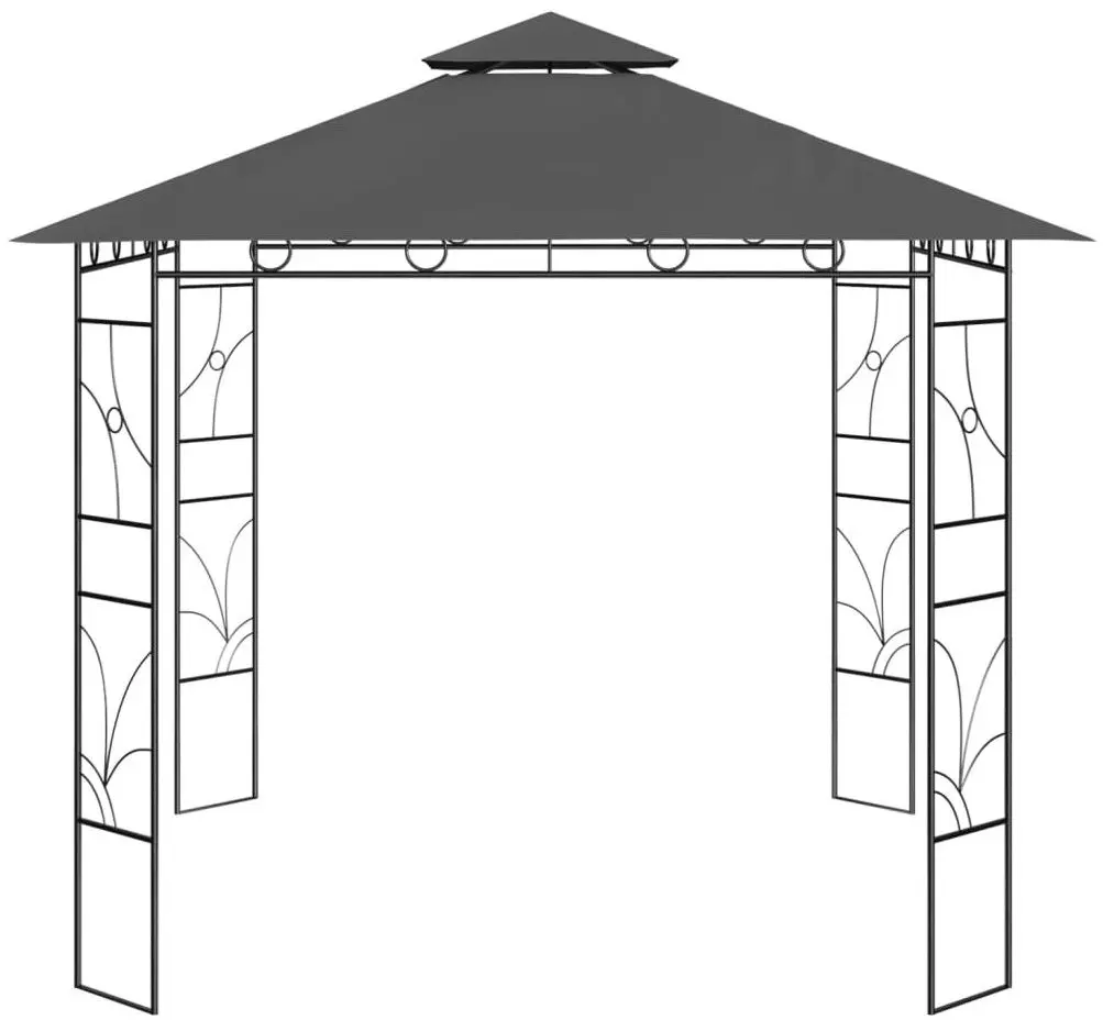 Садовый павильон VidaXL 313914 3x3 (Anthracite) - 2