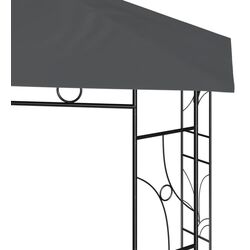 Садовый павильон VidaXL 313914 3x3 (Anthracite) Thumb