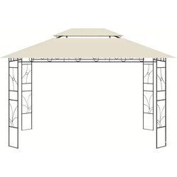 Pavilion de gradina VidaXL 313915 4х3 (Cream) Thumb
