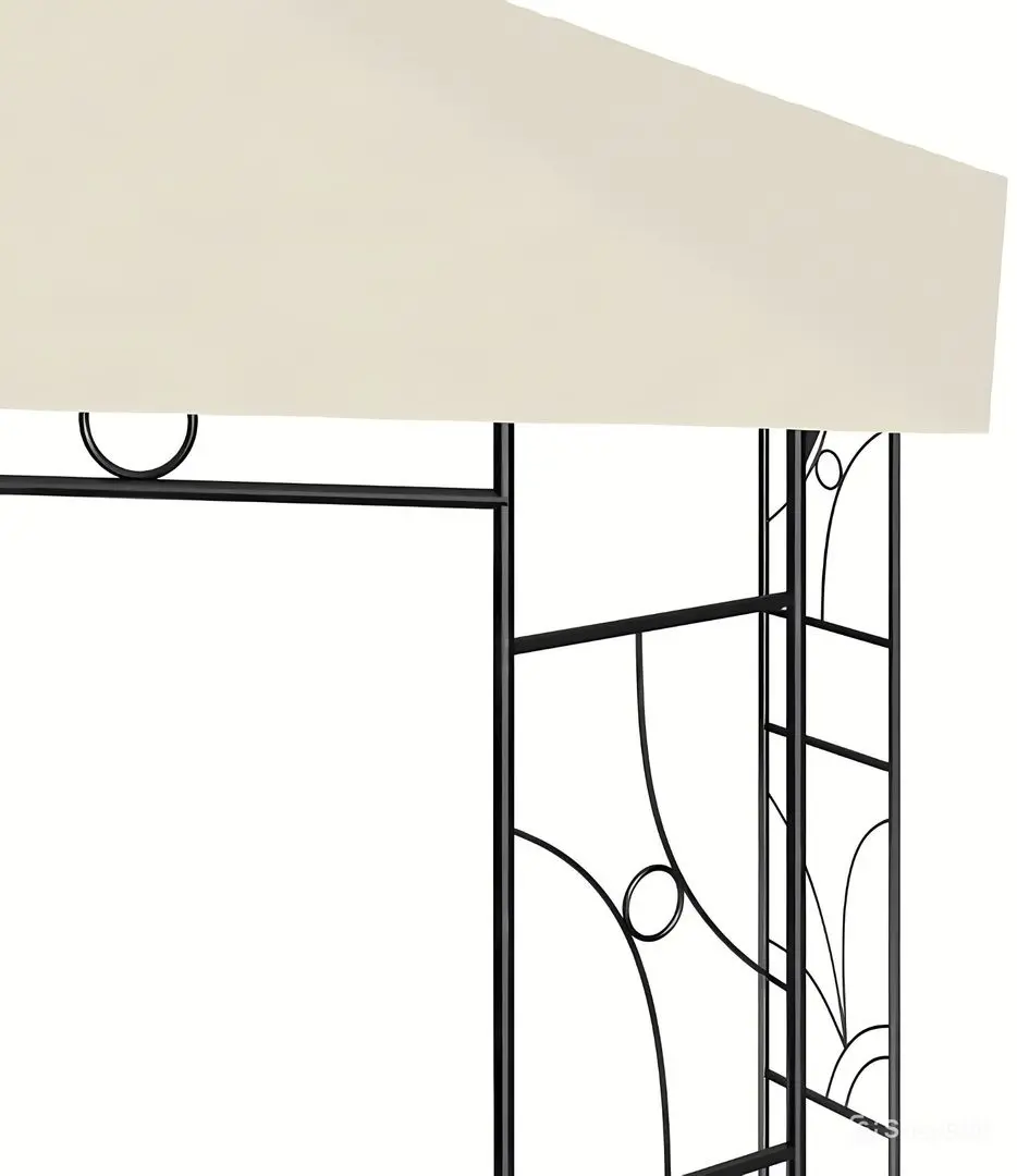 Pavilion de gradina VidaXL 313915 4х3 (Cream) - 4