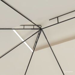 Pavilion de gradina VidaXL 313915 4х3 (Cream) Thumb