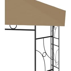 Садовый павильон VidaXL 313916 4х3 (Taupe Grey) Thumb
