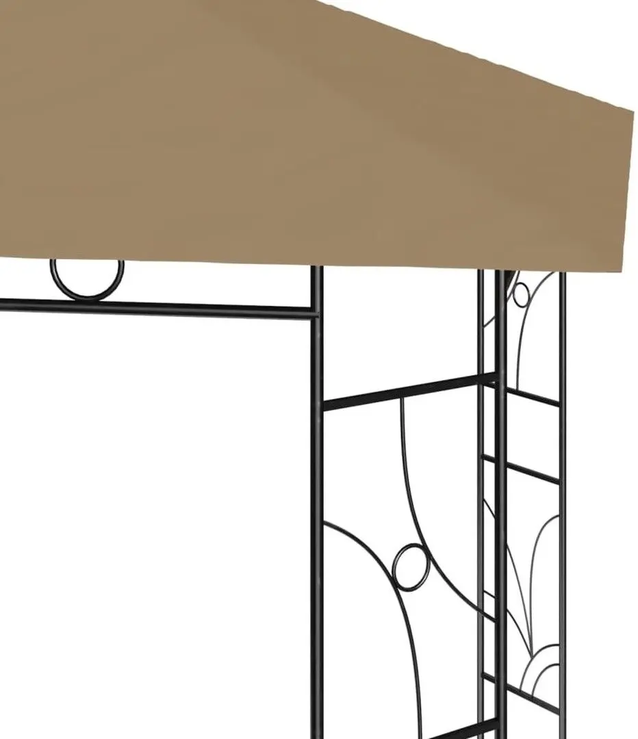 Садовый павильон VidaXL 313916 4х3 (Taupe Grey) - 4