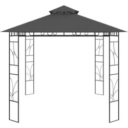 Pavilion de gradina VidaXL 313917 4х3 (Anthracite) Thumb