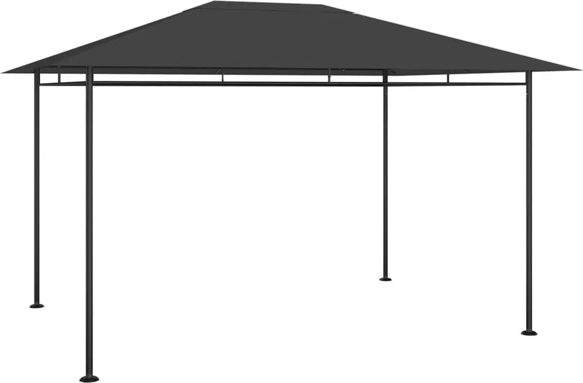 Pavilion de gradina VidaXL 313923 3.8х2.8 (Anthracite)