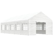 Pavilion de gradina VidaXL 3155489 4x11 (White)