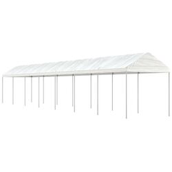 Pavilion de gradina VidaXL 3155507 2.3x15.6 (White)