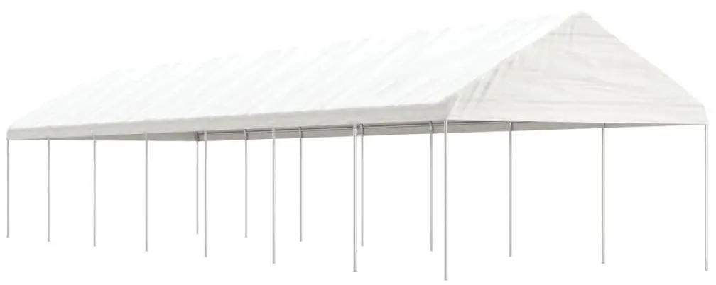 Pavilion de gradina VidaXL 3155515 4x15.6 (White)