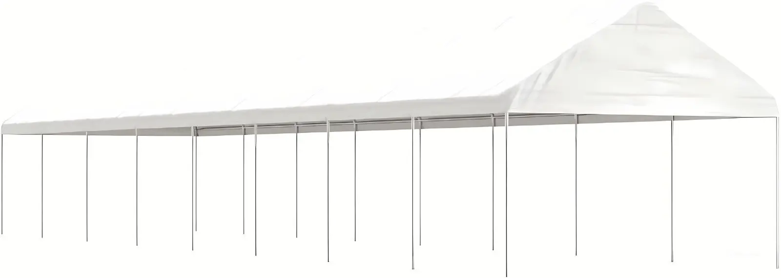 Pavilion de gradina VidaXL 3155516 17.8х4 (White)