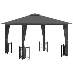 Pavilion de gradina VidaXL 318541 3x3 (Anthracite)