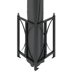 Pavilion de gradina VidaXL 318541 3x3 (Anthracite) Thumb