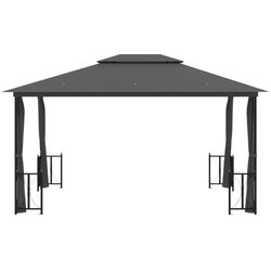 Pavilion de gradina VidaXL 318544 3x4 (Anthracite) Thumb