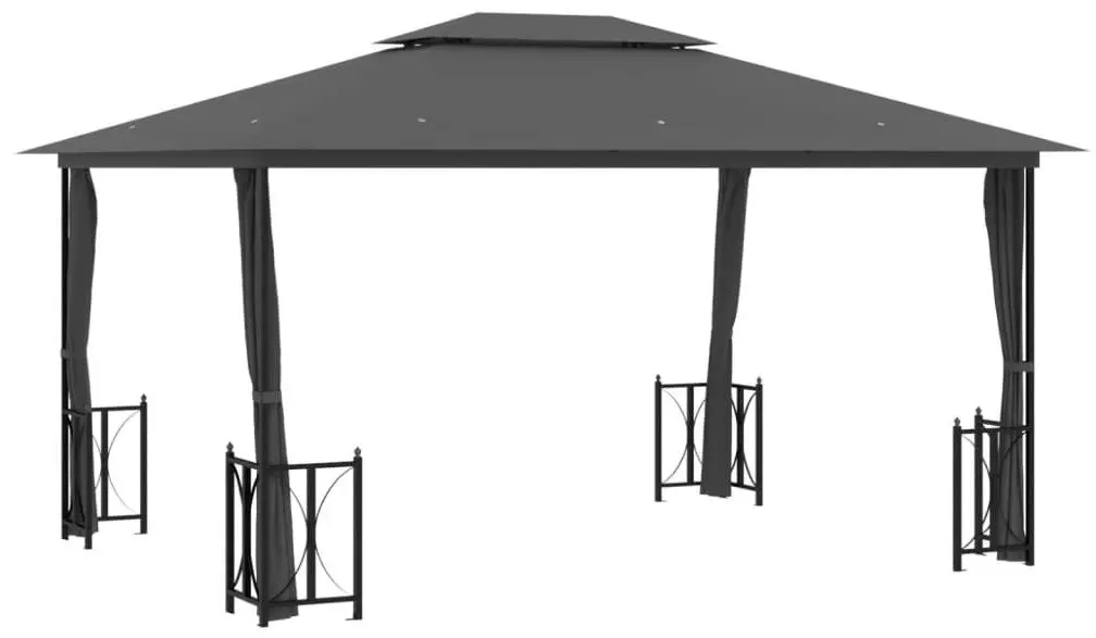 Pavilion de gradina VidaXL 318544 3x4 (Anthracite)