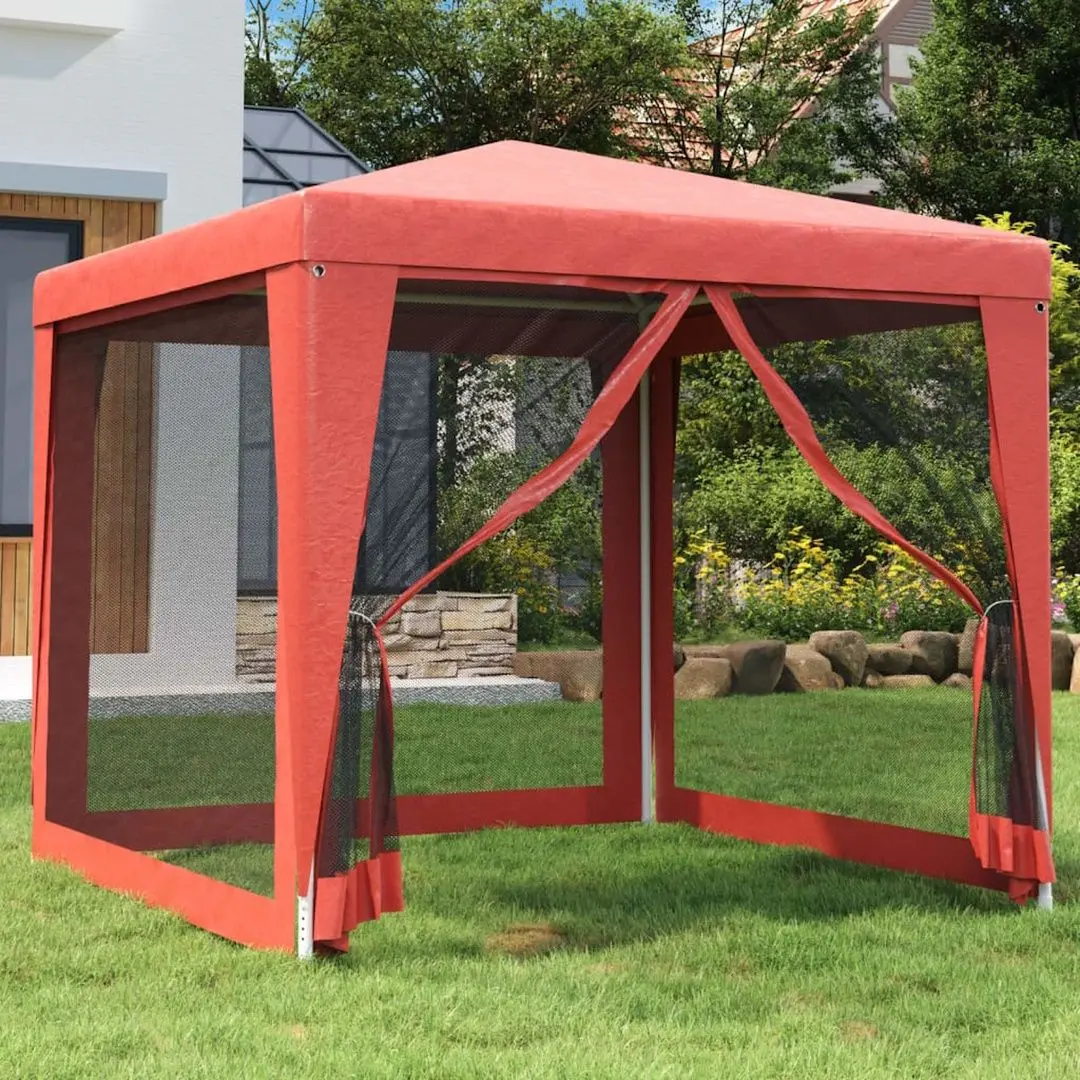 Pavilion de gradina VidaXL 319225 2.5x2.5 (Red)