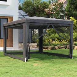Pavilion de gradina VidaXL 319234 3x4 (Anthracite) Thumb