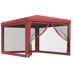 Pavilion de gradina VidaXL 319235 3x4 (Red)