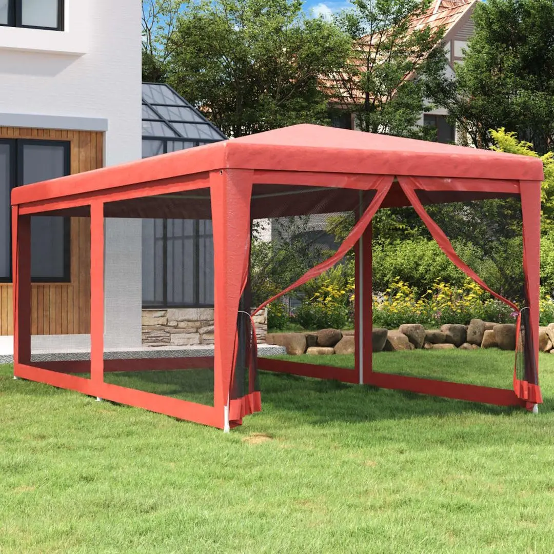 Pavilion de gradina VidaXL 319240 3x6 (Red)