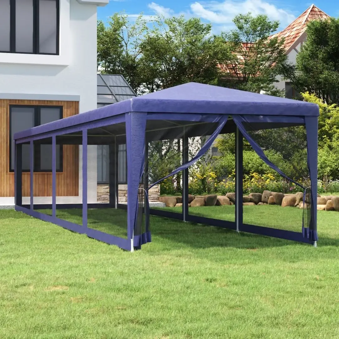 Pavilion de gradina VidaXL 319247 3x12 (Blue)