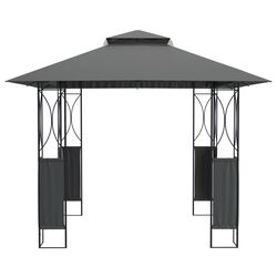 Pavilion de gradina VidaXL 360141 3x3 (Anthracite) Thumb