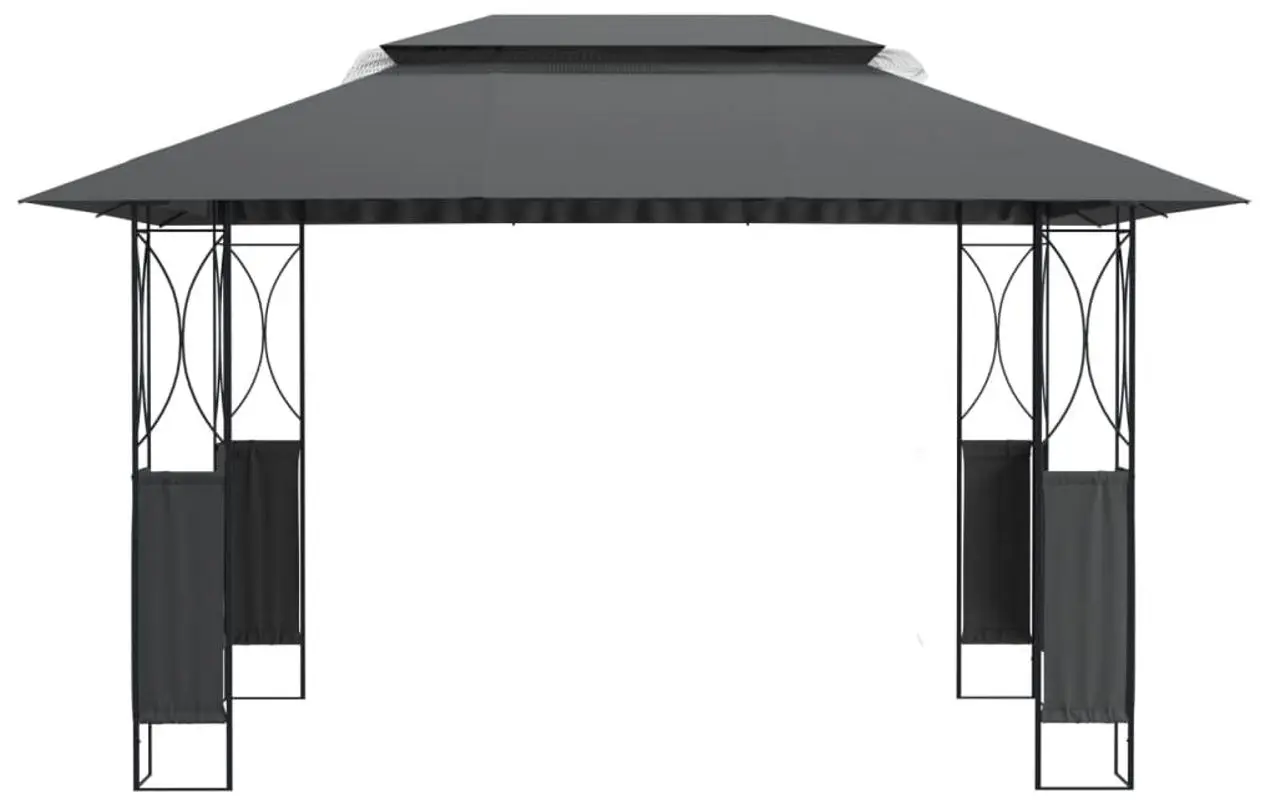 Pavilion de gradina VidaXL 360142 4x3 (Anthracite) - 2
