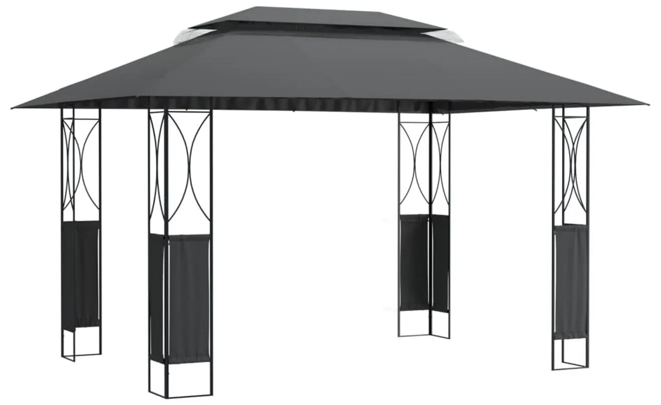 Pavilion de gradina VidaXL 360142 4x3 (Anthracite)