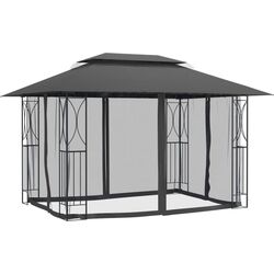 Садовый павильон VidaXL 360144 4x3 (Anthracite) Thumb