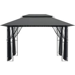 Садовый павильон VidaXL 360144 4x3 (Anthracite) Thumb