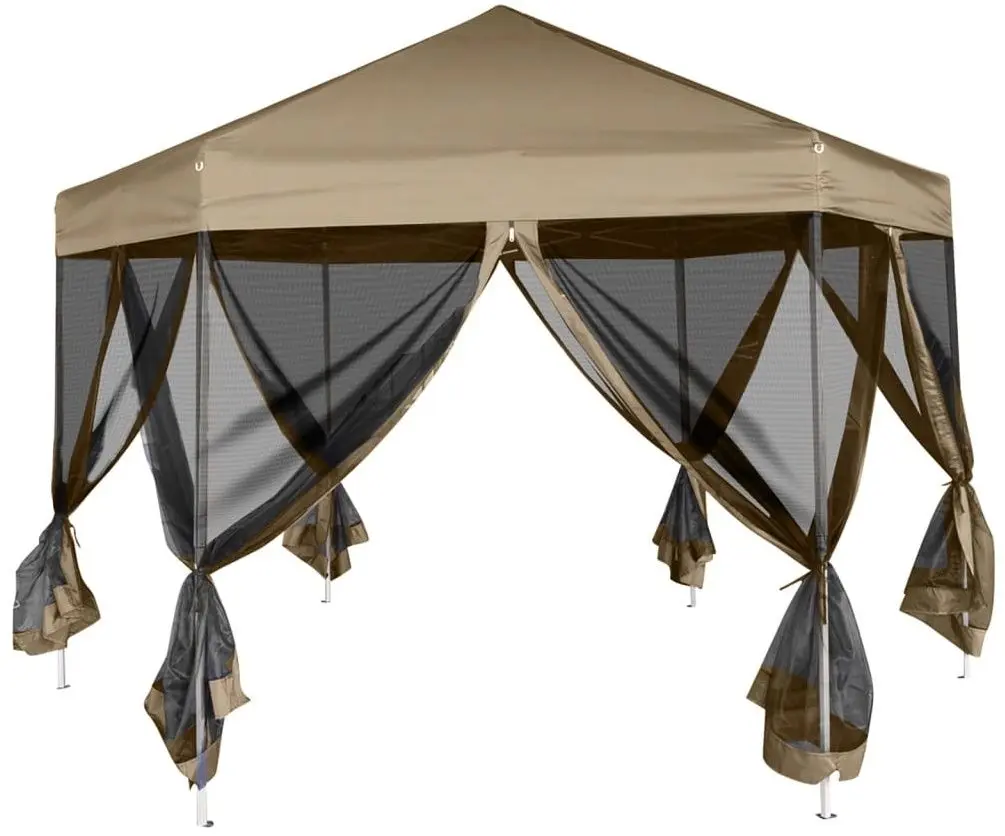 Садовый павильон VidaXL 362013 3.6x3.1 (Taupe)