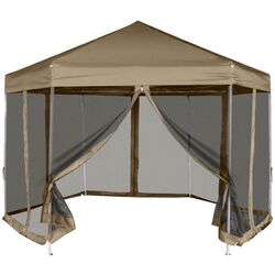 Садовый павильон VidaXL 362013 3.6x3.1 (Taupe)